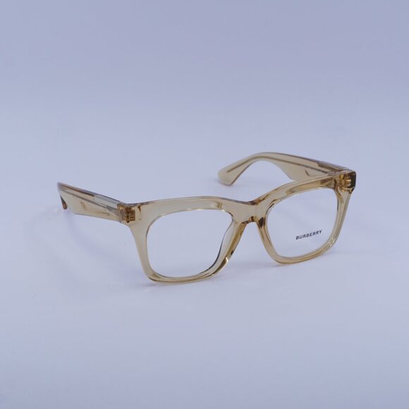 Burberry BE2407 4063 Eyeglasses Transparent Brown 51mm Square Frame - Picture 4 of 9